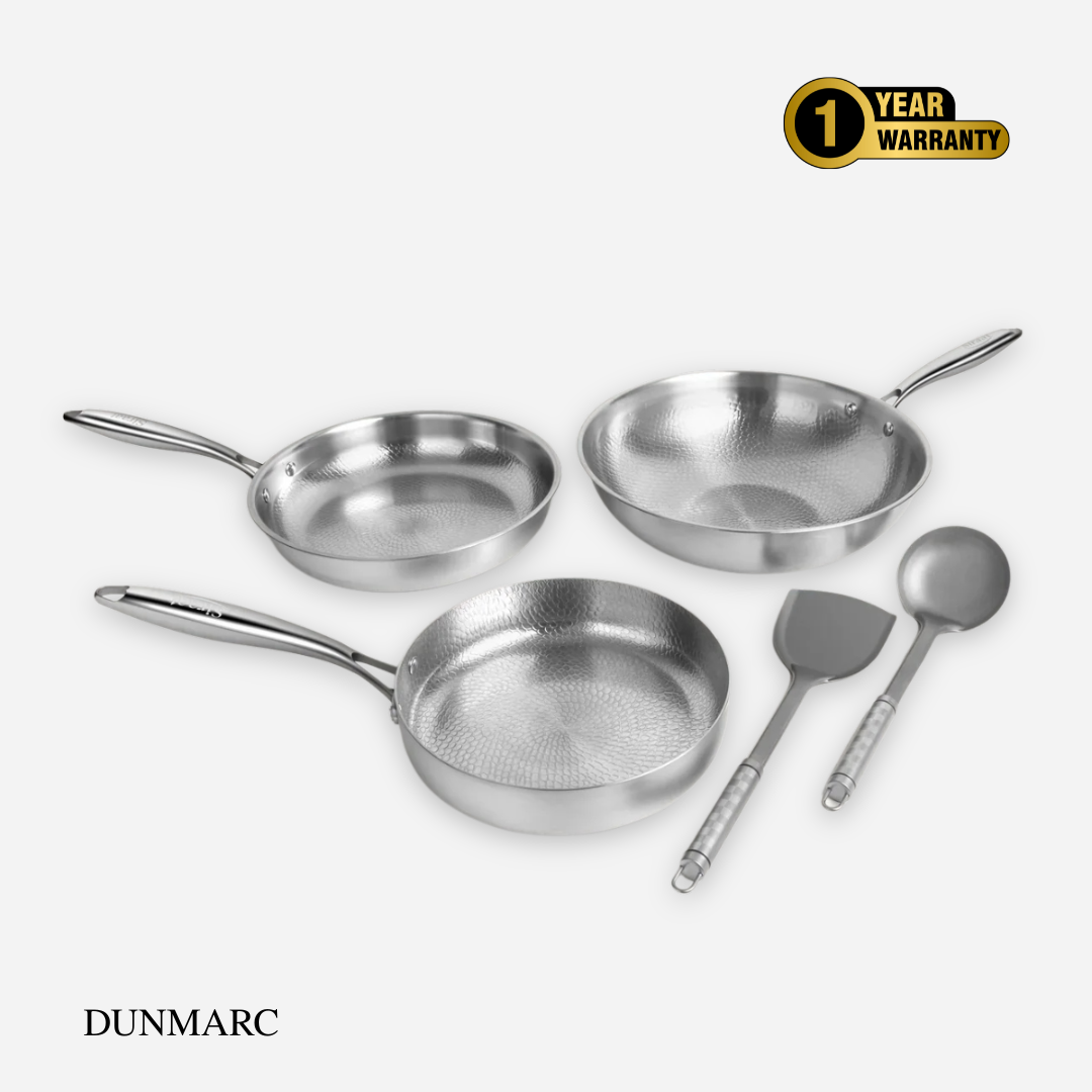 Titanium Hammered Cookware Set Pro