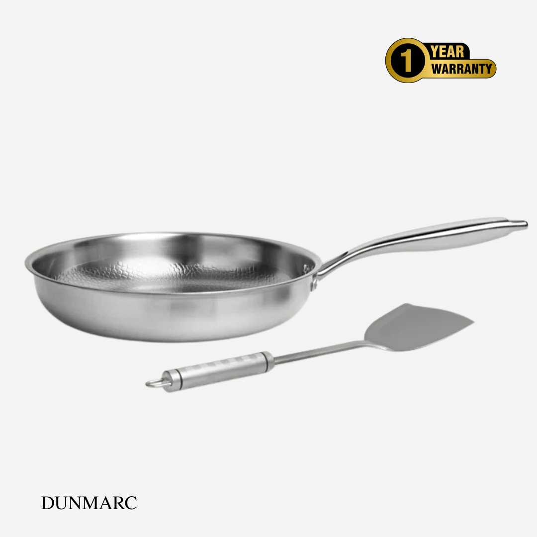 Titanium Hammered Pan + Utensil