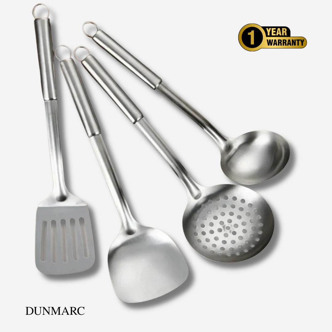 Essential Duo: 2 Pans + Utensils Set